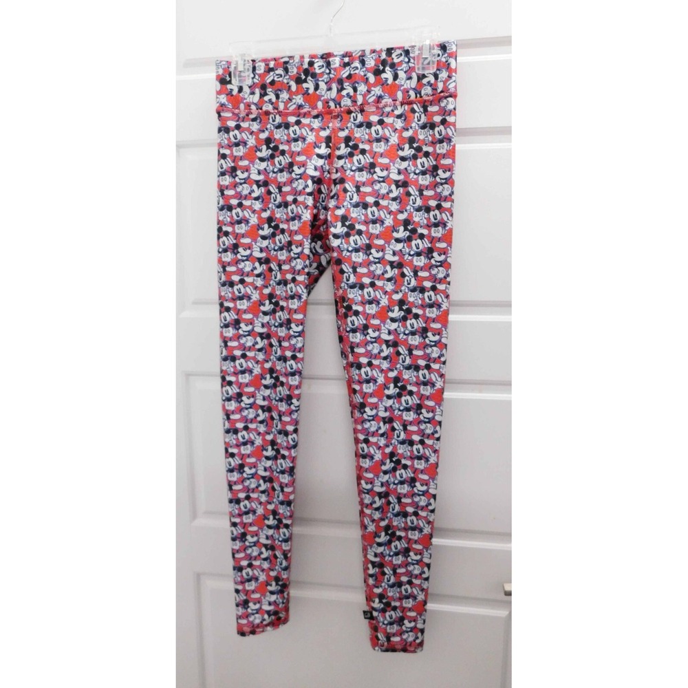 Terez Disney Mickey Mouse Leggings‎ M RED